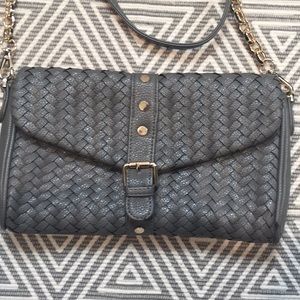 Gray Deux Lux cross body/clutch!!